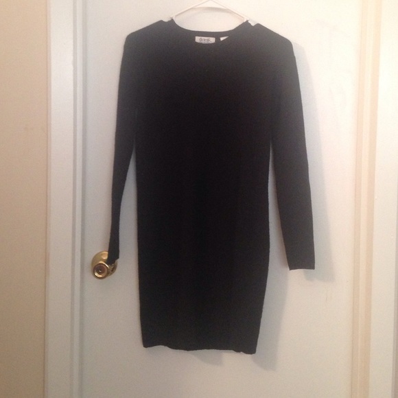 Elements small knit black sweater dress - Picture 2 of 2