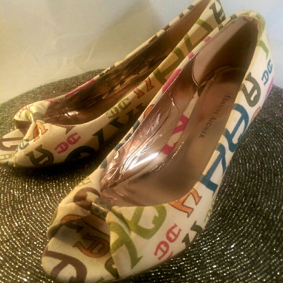 SOLD!!!  Etienne Aigner Cork Platform Open Toe