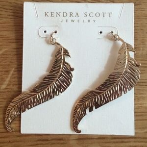 Kendra Scott Feather Earrings