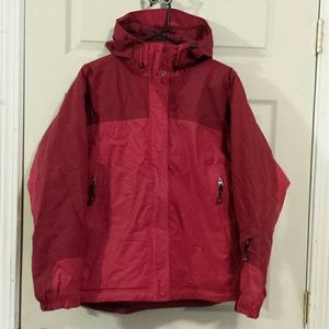 LLBEAN winter parka with hood.