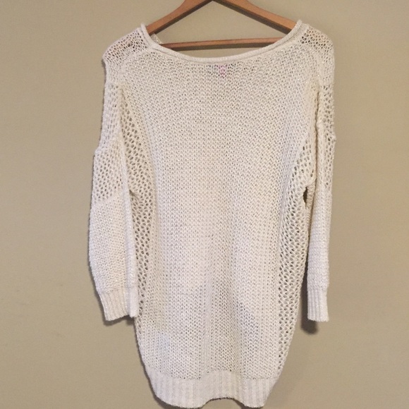 Off white colored sweater with gold detailing - Picture 2 of 2