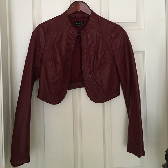 Leather Bebe jacket