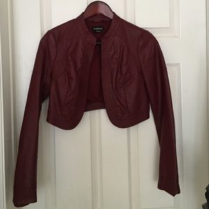 Leather Bebe jacket