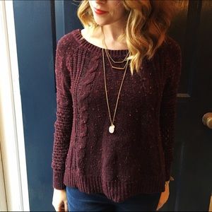 Maroon American Eagle sweater
