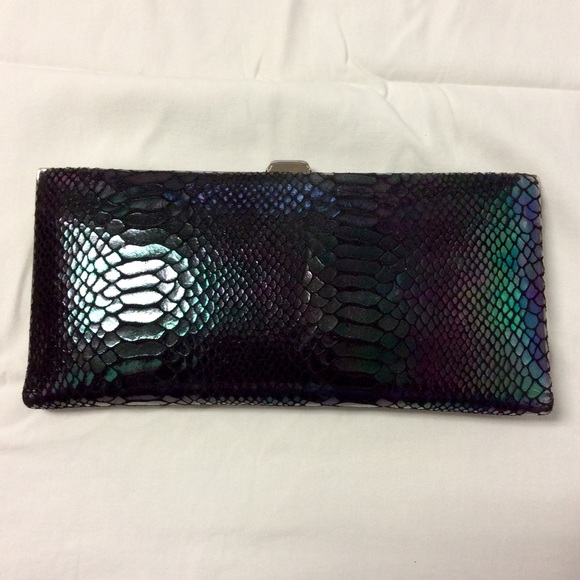 Iridescent Python Lodis Wallet/Clutch