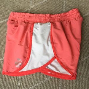 Old Navy coral running shorts