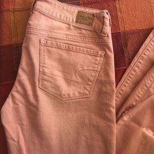 Light pink American Eagle Skinny Jeans