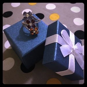 NWT J Francis Swarovski Crystal ring