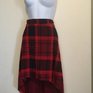 Plaid tale skirt Sz X Large
