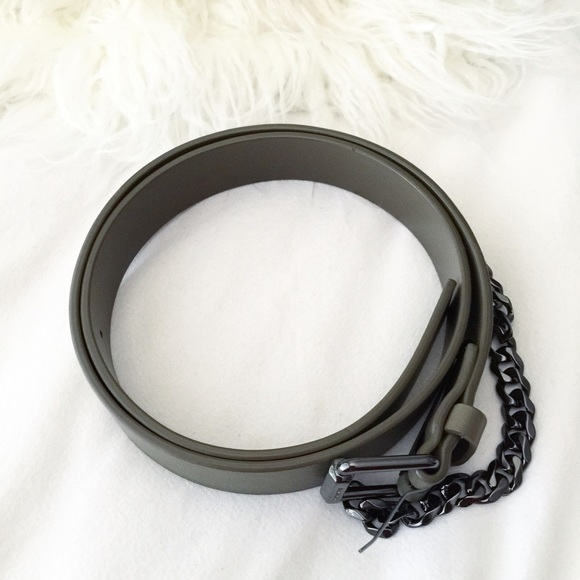 ALLSAINTS Chain Belt-Olive color - Picture 2 of 3