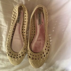 Woven ballet flats