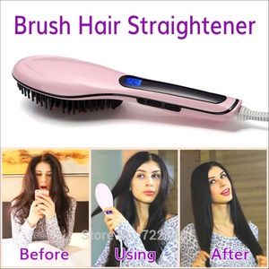 NASV hair brush straightner