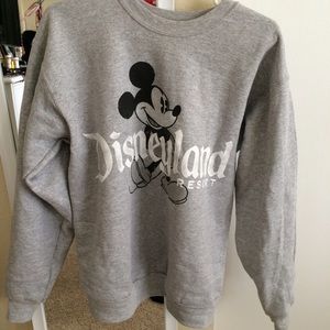 Disneyland Gray Crewneck