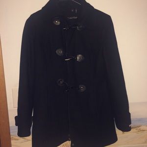 new calvin klein wool peacoat
