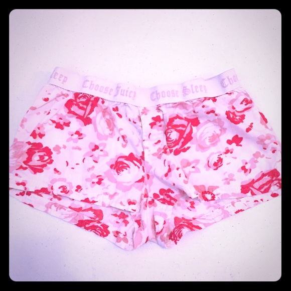 Juicy Couture sleep shorts
