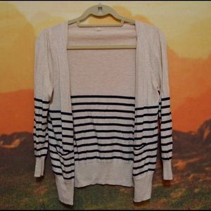 J.Crew Factory Striped Cardigan