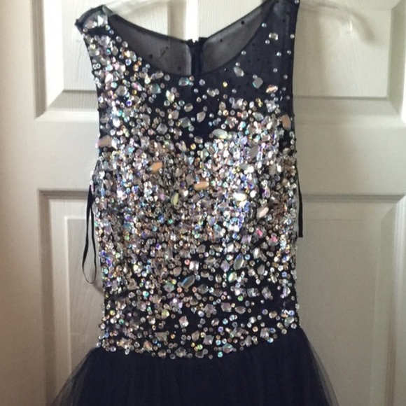 💎 Black Sparkle Prom Dress 💎