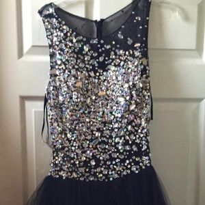💎 Black Sparkle Prom Dress 💎