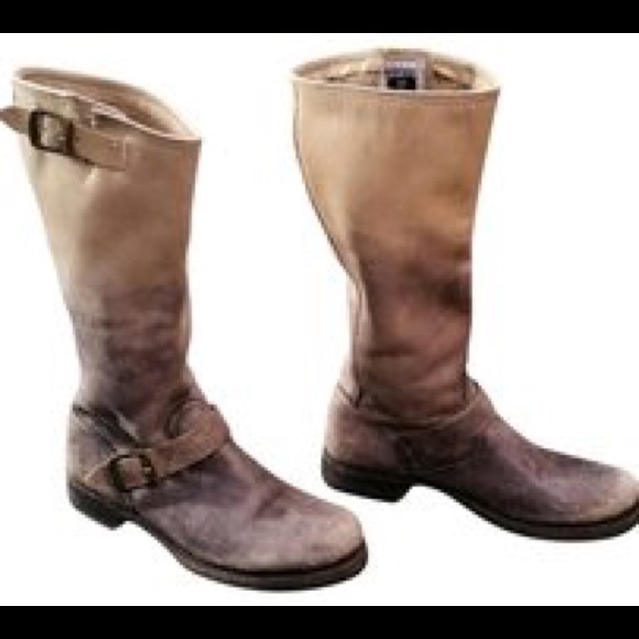 ISO frye stone wash boots