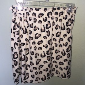 Cheetah skirt