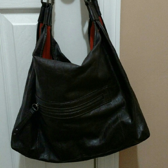 Chocolate brown style and Co hand bag