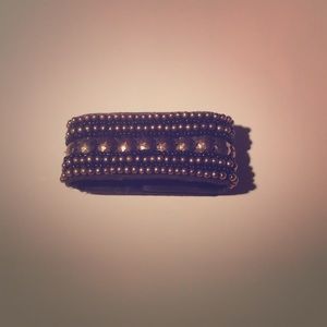 Beaded Snap Buckle Cuff