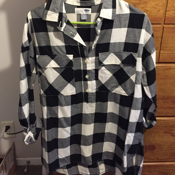 Black and white flannel