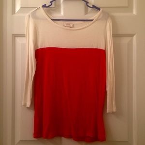 LOFT color block tee