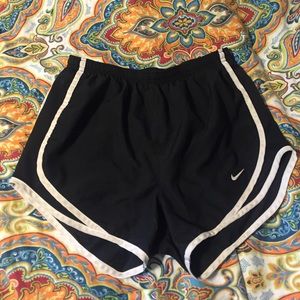 Black and white Nike shorts