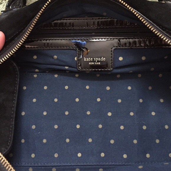 Kate Spade Nubuc/Suede barrel purse - Picture 2 of 4