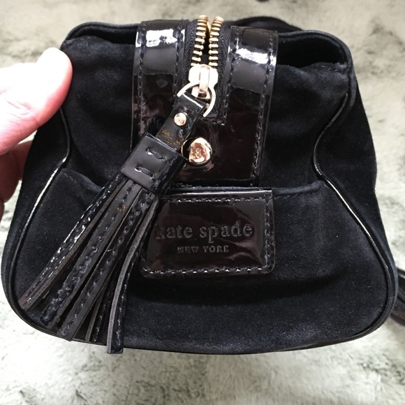 Kate Spade Nubuc/Suede barrel purse - Picture 3 of 4