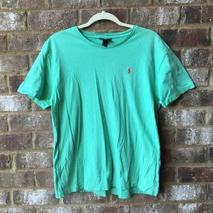 Green polo tshirt