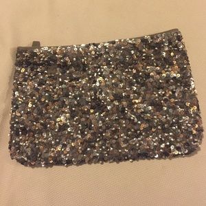 Zara sequin clutch