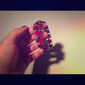Costume ruby red bracelet