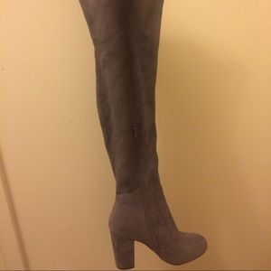 Faux suede Forever 21 thigh high boots