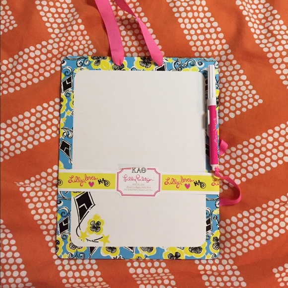 Kappa Alpha Theta Lilly Pulitzer Dry Erase Board