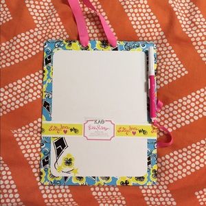 Kappa Alpha Theta Lilly Pulitzer Dry Erase Board
