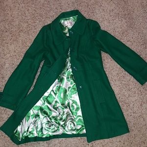 Kelly green peacoat