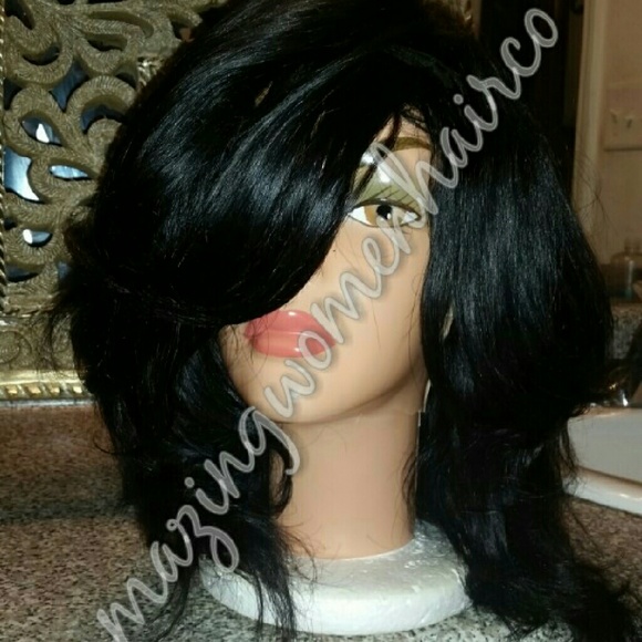 GORGEOUS U PART WIG!  BRAZILIAN STRAIGHT HUMAN HAI main image 4