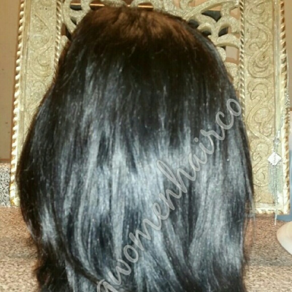 GORGEOUS U PART WIG!  BRAZILIAN STRAIGHT HUMAN HAI