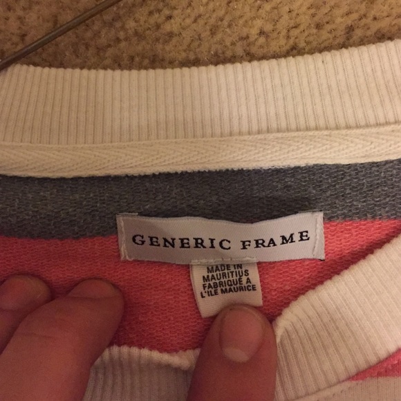 Mens Striped multi-colored sweatshirt - Picture 2 of 3