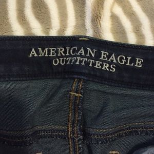 Dark washed jeans from American eagle