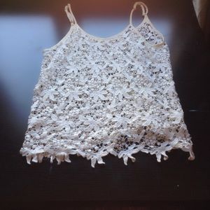 OFF WHITE LACE TOP