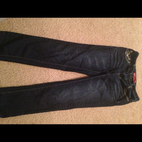 Red Rivet: Embellished Jeans