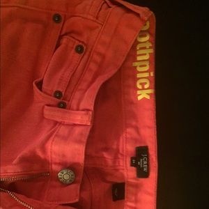 Jcrew toothpick red/orange