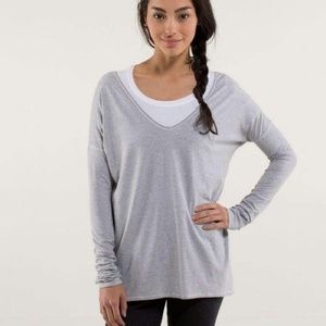 Lululemon flip your dog tee like new size 4