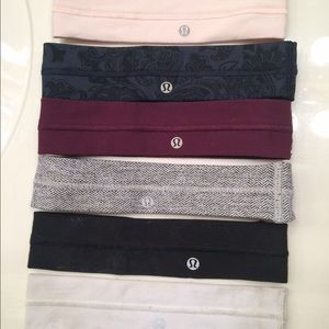 6 lululemon headbands