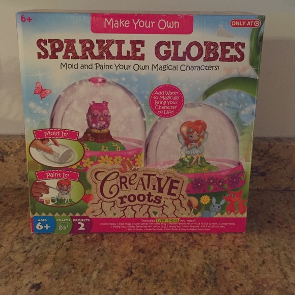 Creative Roots DIY Sparkle globes!!!!!