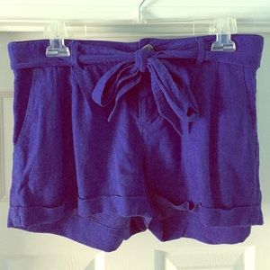 Blue shorts