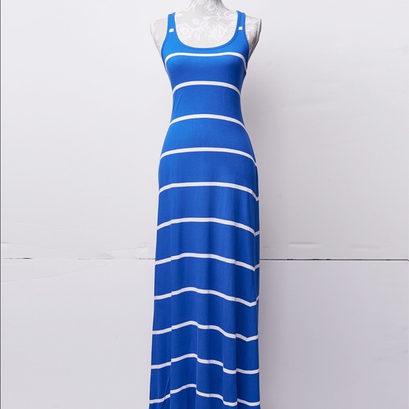 Blue maxi dress